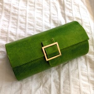 🌴 Green Magnetic Eyeglass Case